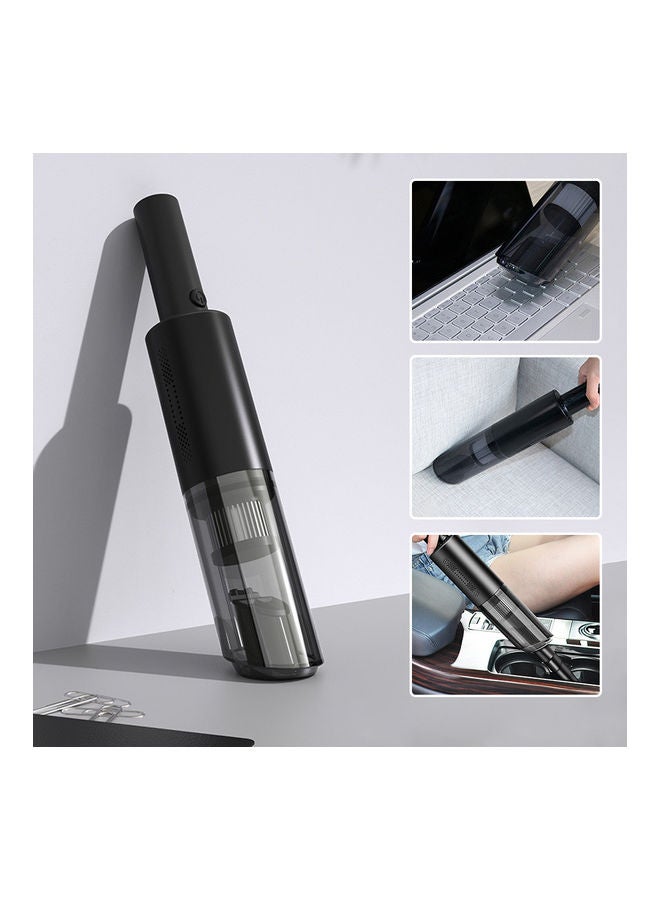 مكنسة كهربائية محمولة للسيارة 120 W 78W-2 أبيض/ أسود - Image 5