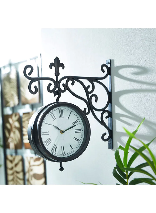 Home Box Gilbert Double Sided Clock