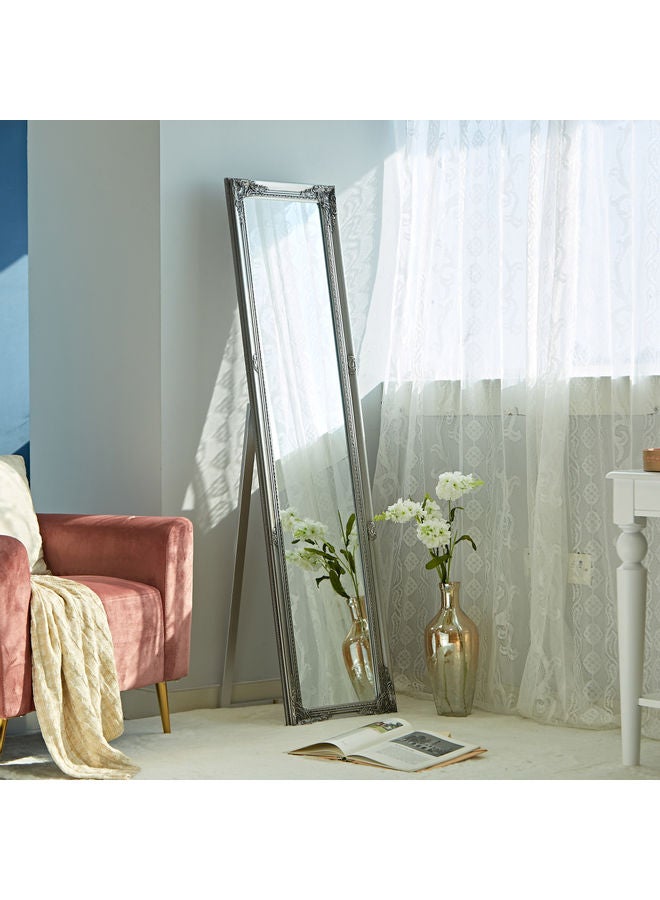 هوم بوكس مرآة أرضية عمودية من نوا - 40x160 سم فضي 40 x 160سم  - Image 1