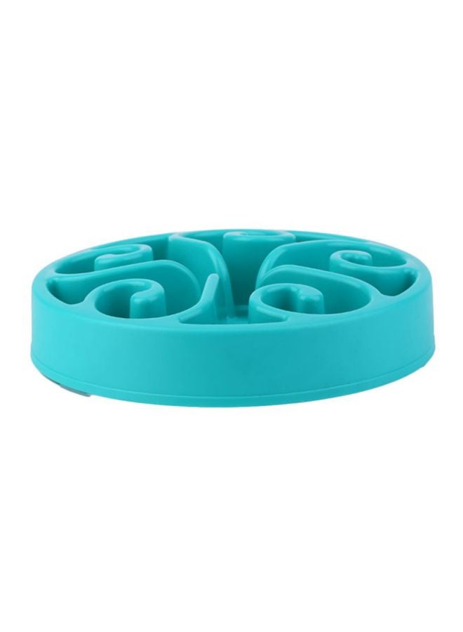 أوتاد وعاء صحي لإطعام الحيوانات الأليفة بتصميم يحمي من الاختناق عند الأكل أزرق 19.5x3.5x19.5سم - Image 4