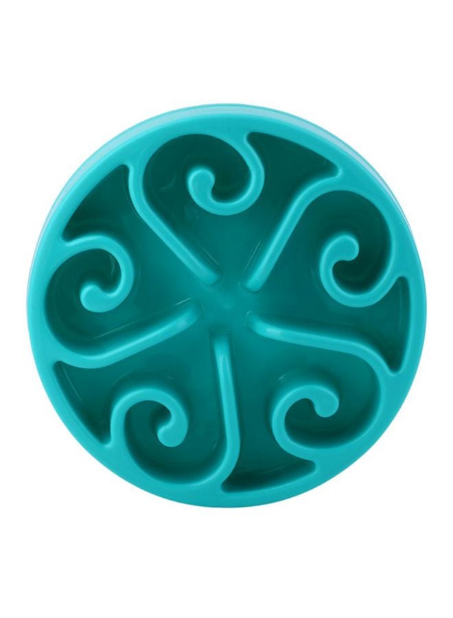 أوتاد وعاء صحي لإطعام الحيوانات الأليفة بتصميم يحمي من الاختناق عند الأكل أزرق 19.5x3.5x19.5سم - Image 5