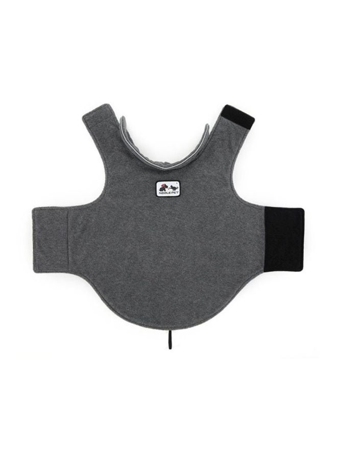 OUTAD Warm Double-Sided Polar Fleece Coat Grey - Image 2