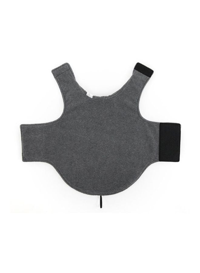 OUTAD Warm Double-Sided Polar Fleece Coat Grey - Image 3