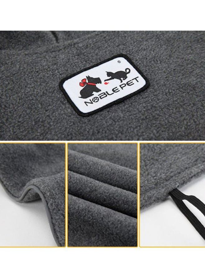 OUTAD Warm Double-Sided Polar Fleece Coat Grey - Image 4