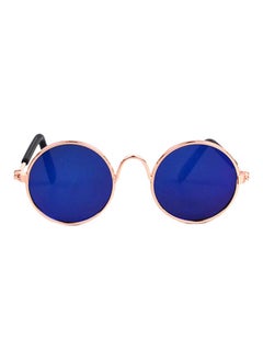 Beauenty Hipster UV Protection Pet Sunglasses Blue/Gold/Black 8centimeter  - Image 1