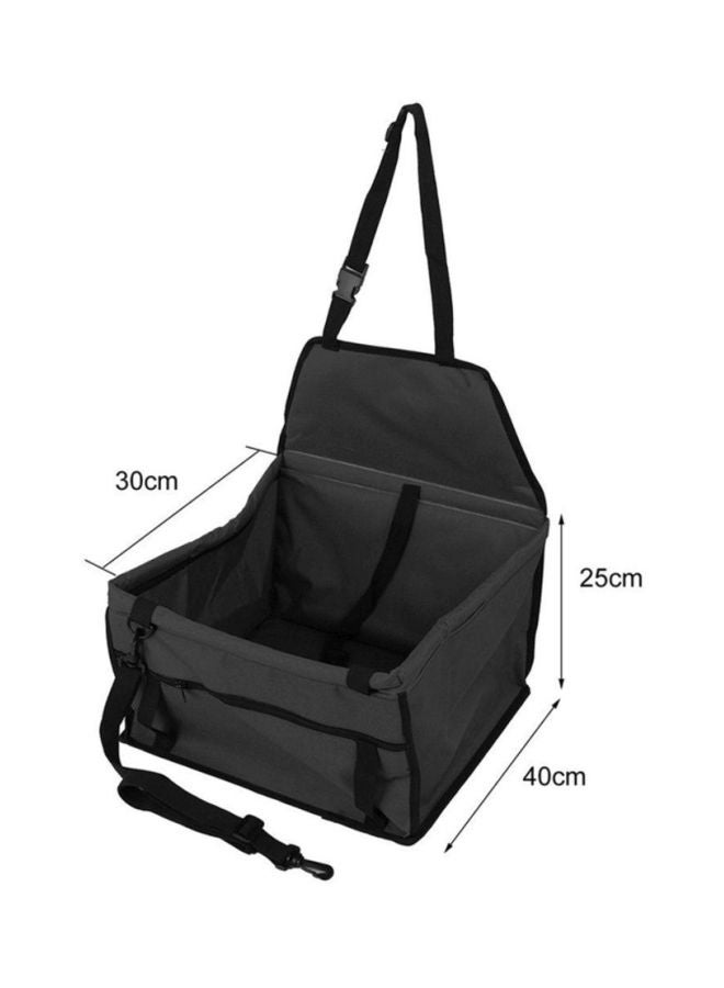 أوتاد مقعد الحيوانات الأليفة المزود برباط من النايلون المضاد للماء في السيارة أسود - Image 4