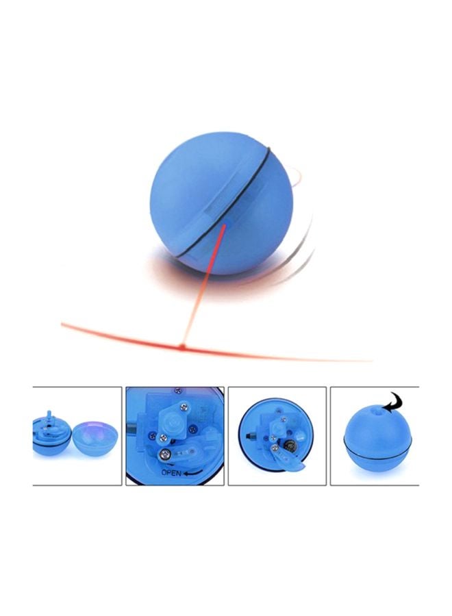 أوتاد لعبة كرة متدحرجة بمصباح LED تعمل بالكهرباء أزرق 6.4x6.4x6.4سم - Image 5