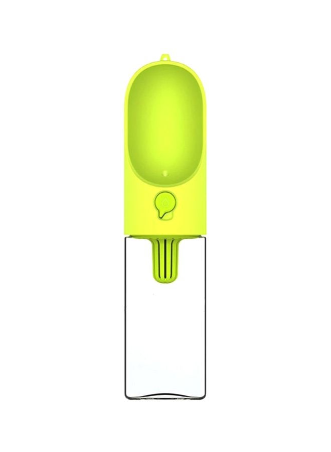 أوتاد زجاجة لشرب الماء للحيوانات الأليفة شفاف / أخضر 400ملليلتر - Image 1