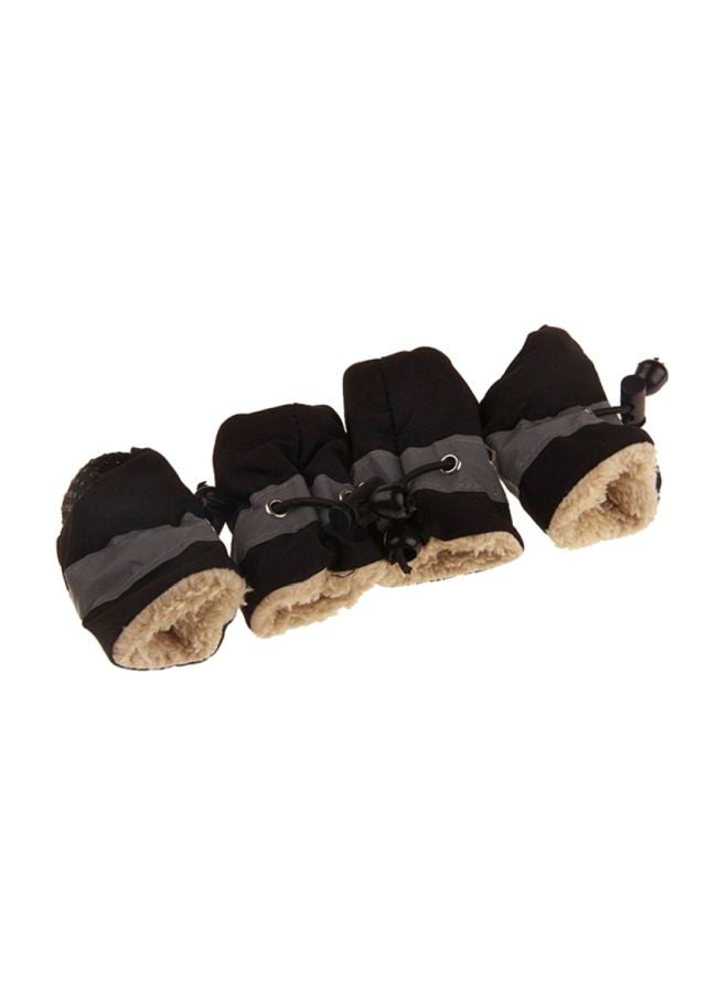 OUTAD 4-Piece Waterproof Shoes Black/Brown  - Image 1