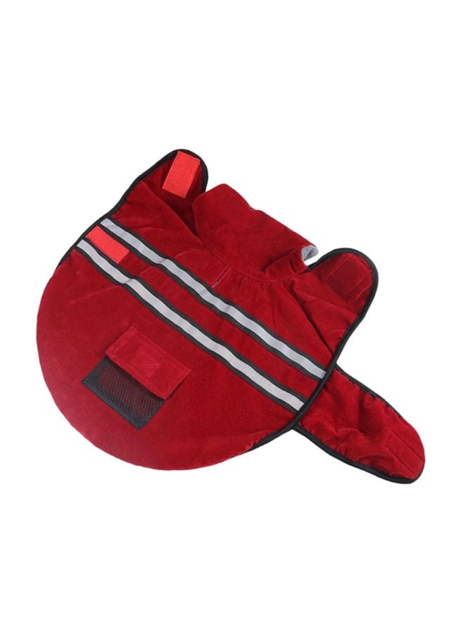OUTAD Coat With Reflective Belt Red/Grey Myard - Image 1