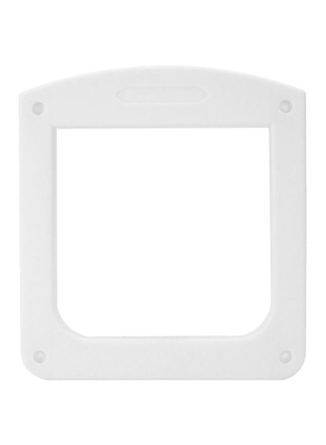 OUTAD 4-Way Locking Pet Flap Safe Door Tunnel White - Image 2