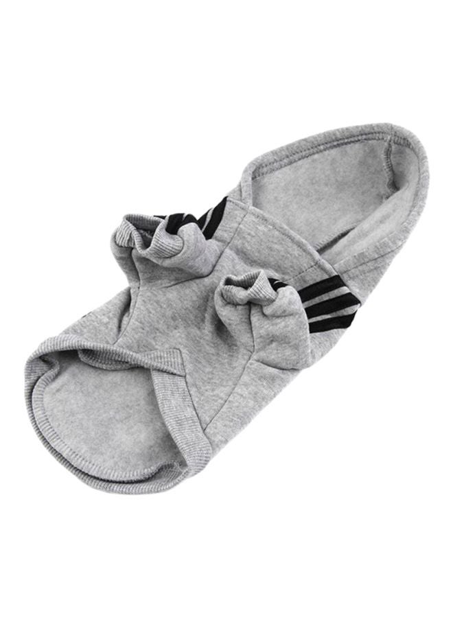 أوتاد هودي بطبعة عظام للكلاب رمادي M - Image 3