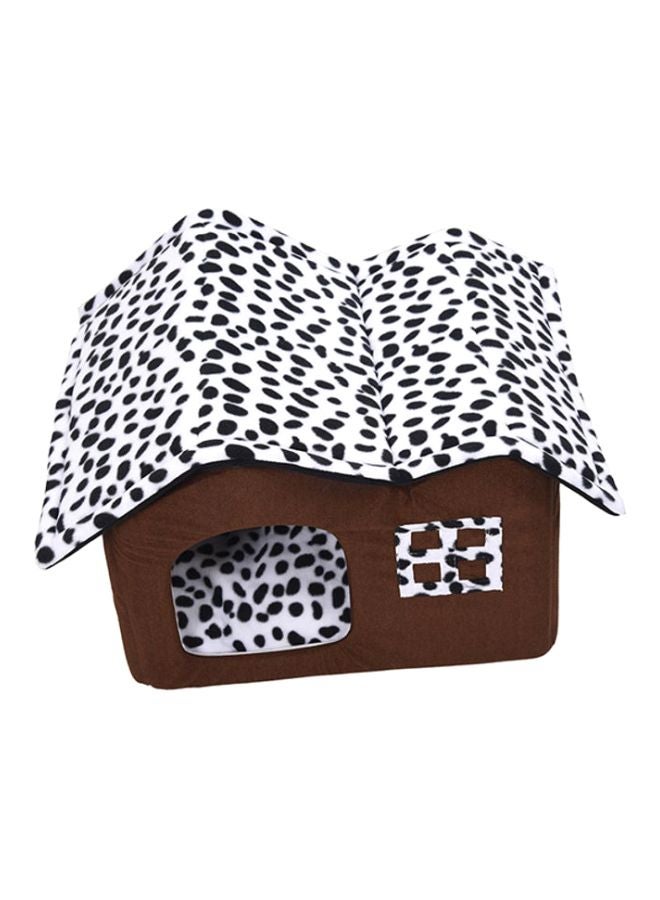 Beauenty Gatos Deluxe Dog House Shelter Brown/White 50x40x35cm - Image 3