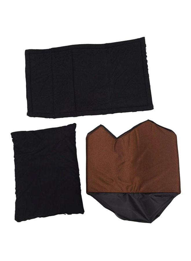 Beauenty Gatos Deluxe Dog House Shelter Brown/White 50x40x35cm - Image 5