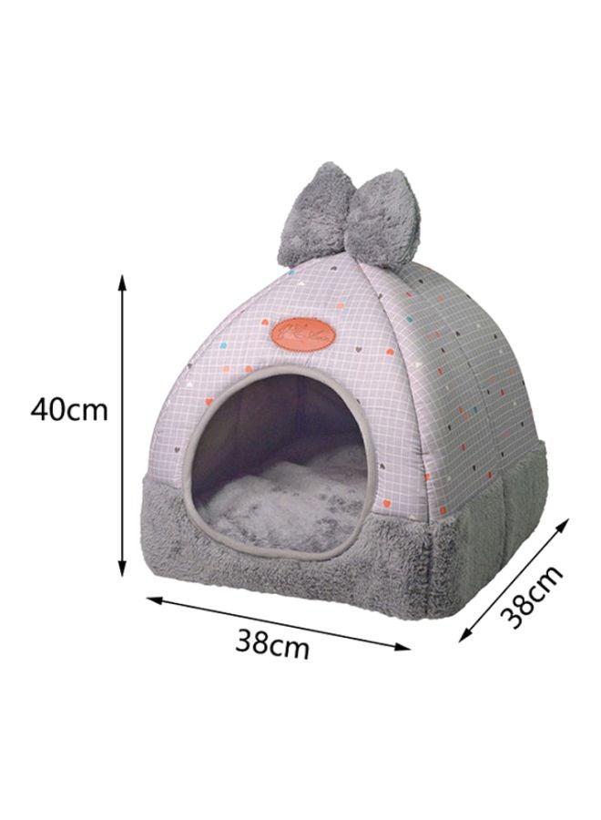 Beauenty Laamei Cat Tent Bed Grey 32x32x33centimeter - Image 2