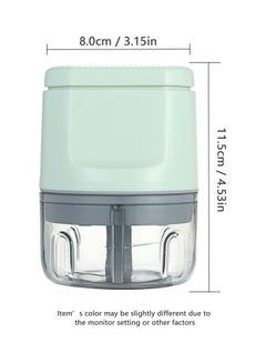 ماركة غير محددة مفرمة طعام بتصميم محمول H37469-su أخضر  - Image 4