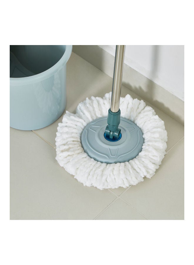 هوم بوكس دلو ممسحة مع قطعتين لإعادة الملء من كويك سبين - 8 لتر أزرق 26 x 26سم - Image 3