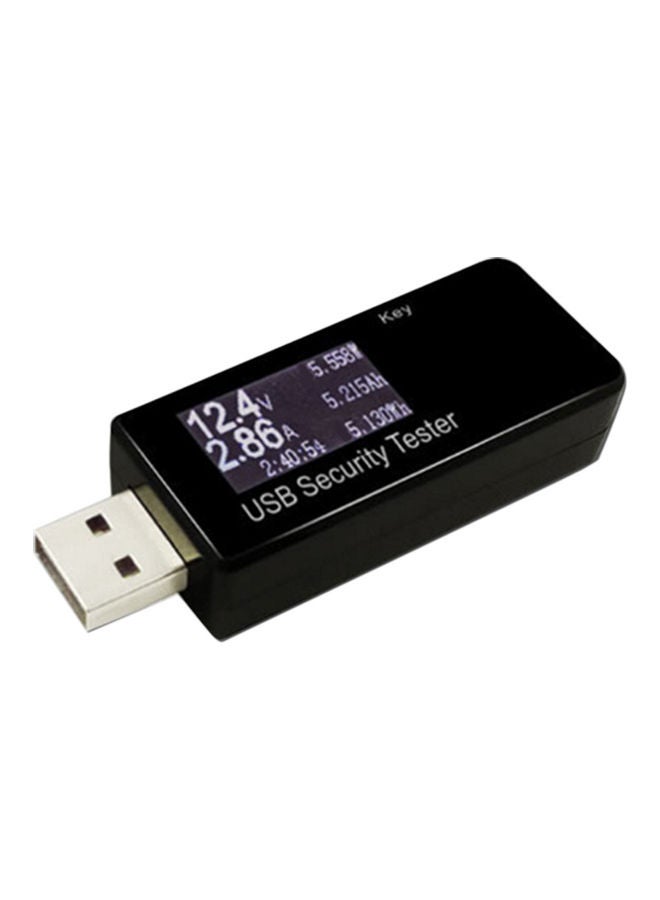 ماركة غير محددة جهاز اختبار رقمي لجهد التيار مزود بمنفذ USB أسود 12x4x10سم  - Image 4