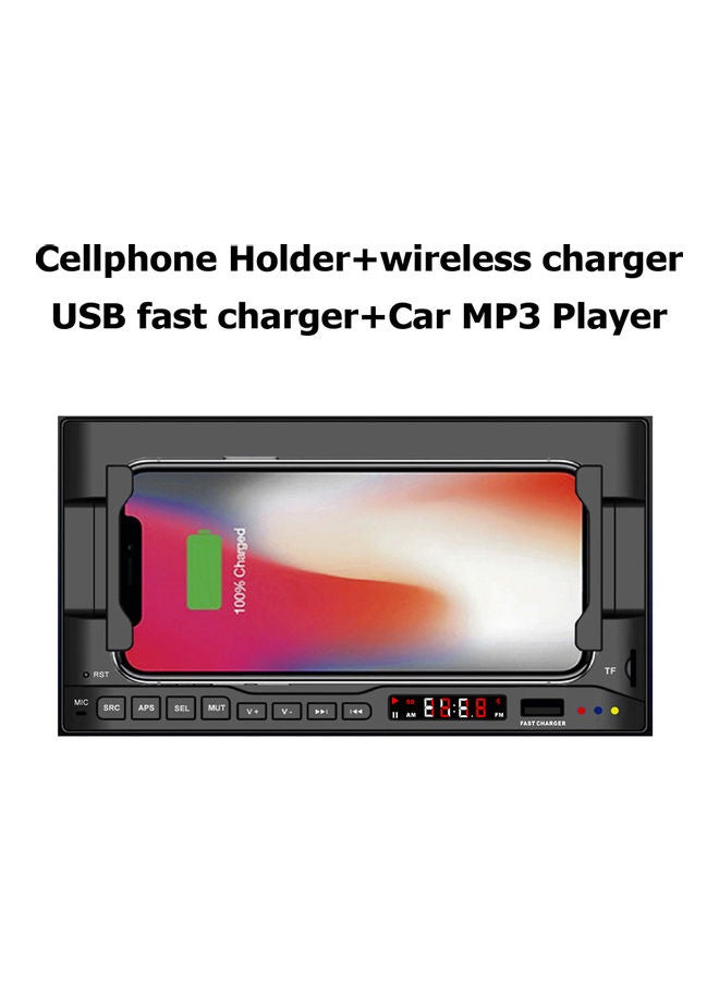 حامل متعدد الوظائف للهاتف المحمول للسيارة بمكبر صوت ونظام ملاحة ومشغل ملفات MP3 - Image 5