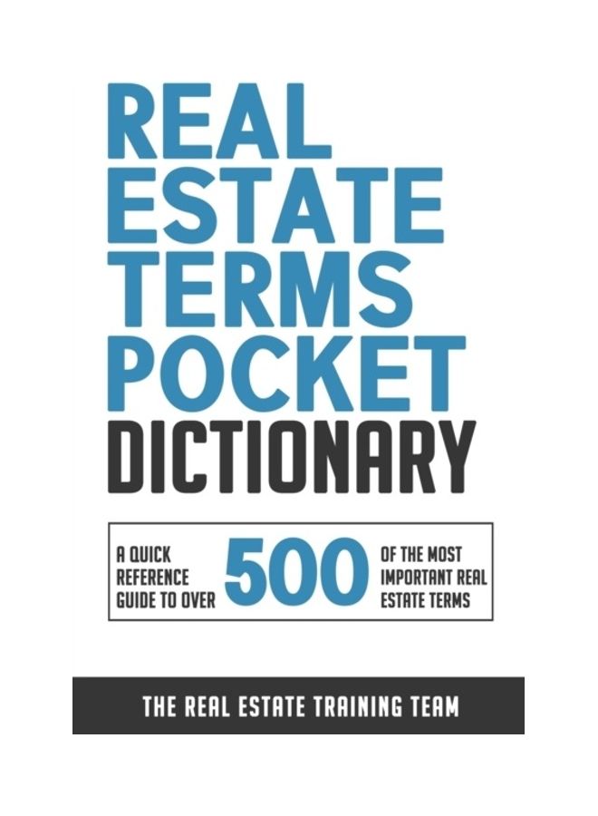 قاموس مصطلحات العقارات الجيب: دليل مرجعي سريع لأكثر من 500 من أهم مصطلحات العقارات