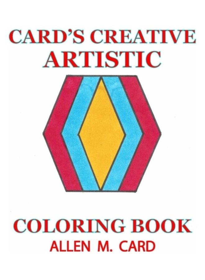 Card's Creative Artistic Coloring Book Paperback English by Allen M. Card 