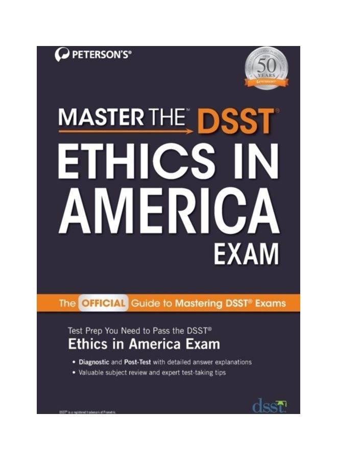 Master the Dsst Ethics in America Exam paperback english 