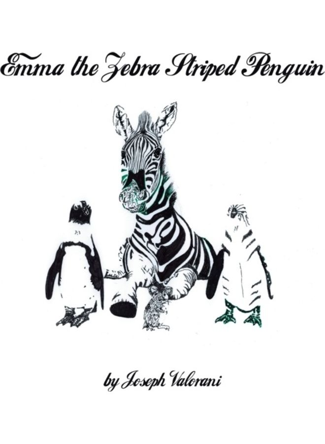 Emma The Zebra Striped Penguin hardcover english 