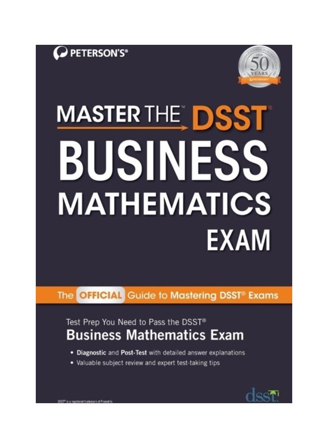 Master the Dsst Business Mathematics Exam paperback english 