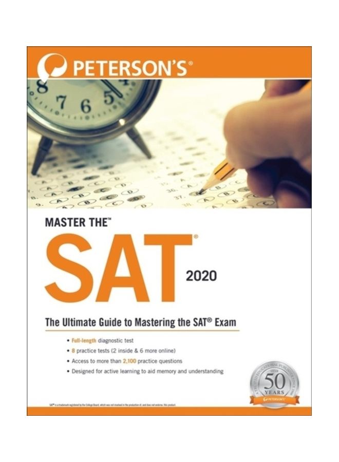 Master The Sat 2020 paperback english 