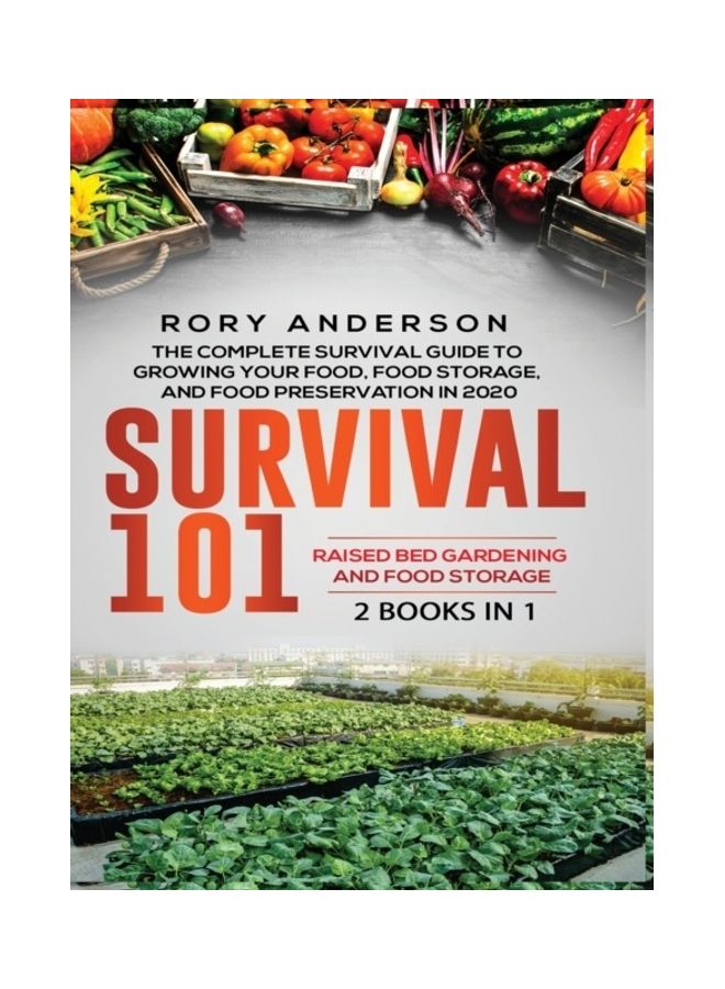 Survival 101 Raised Bed Gardening and Food Storage hardcover english