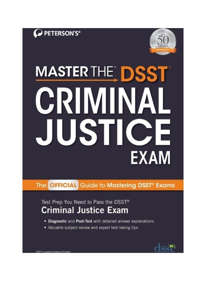 Master the Dsst Criminal Justice Exam paperback english 