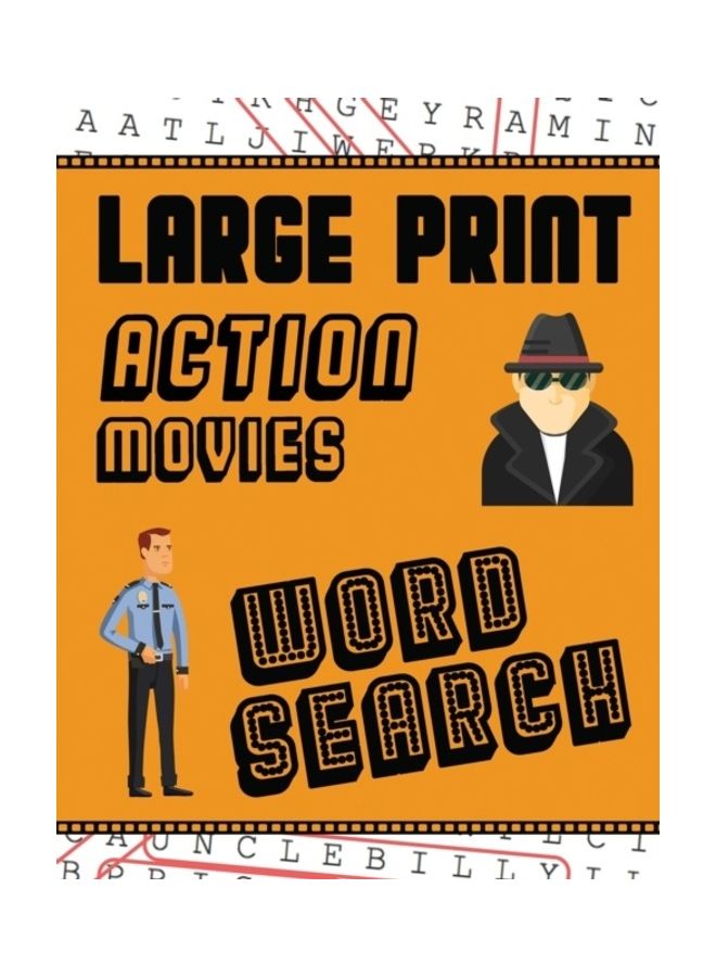 Large Print Action Movies Word Search paperback english