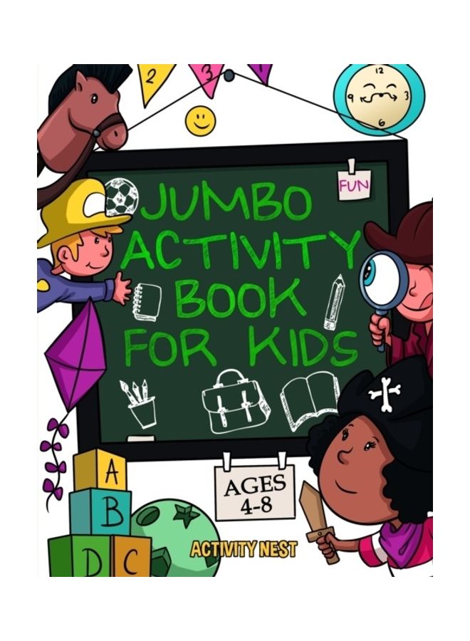 Jumbo Activity Book For Kids, Ages 4-8 paperback english
