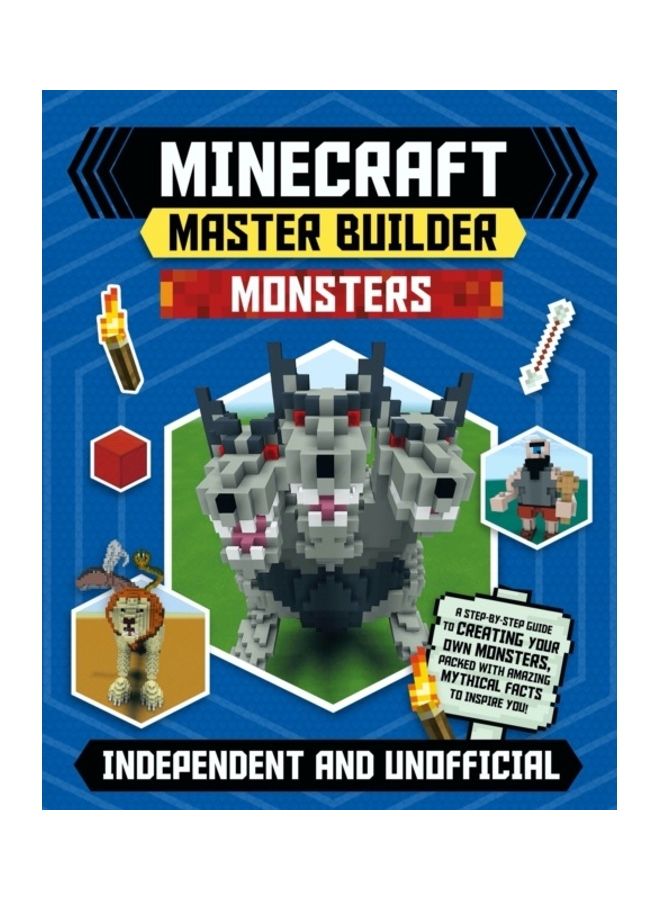 Minecraft Master Builder: Monsters paperback english