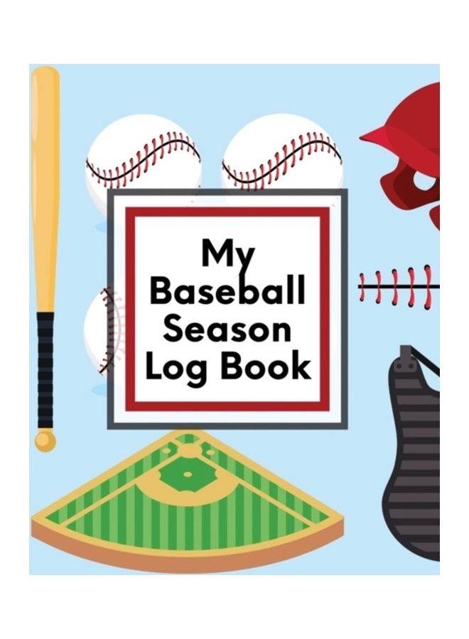 My Baseball Season Log Book paperback english 
