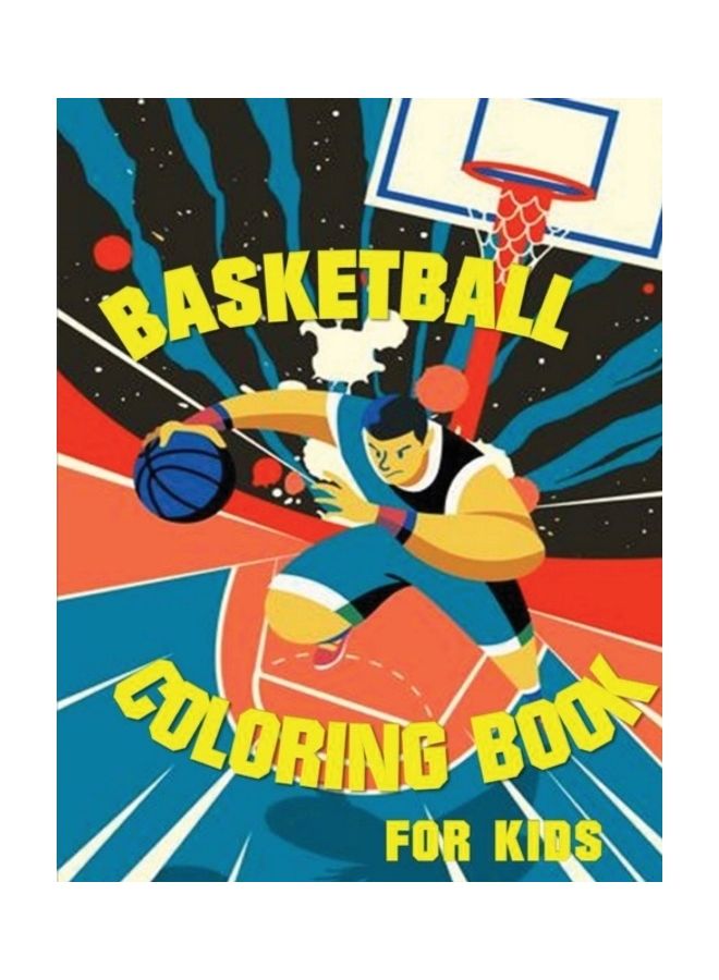Basketball Coloring Book Paperback English by Tony R. Smith