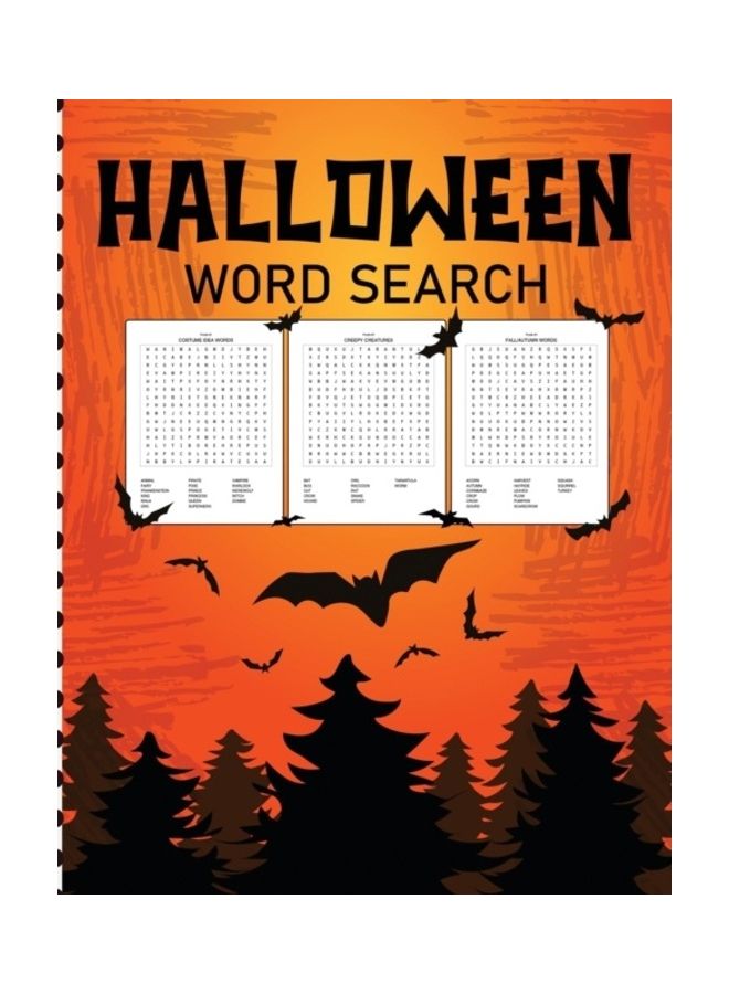 Halloween Word Search paperback english 