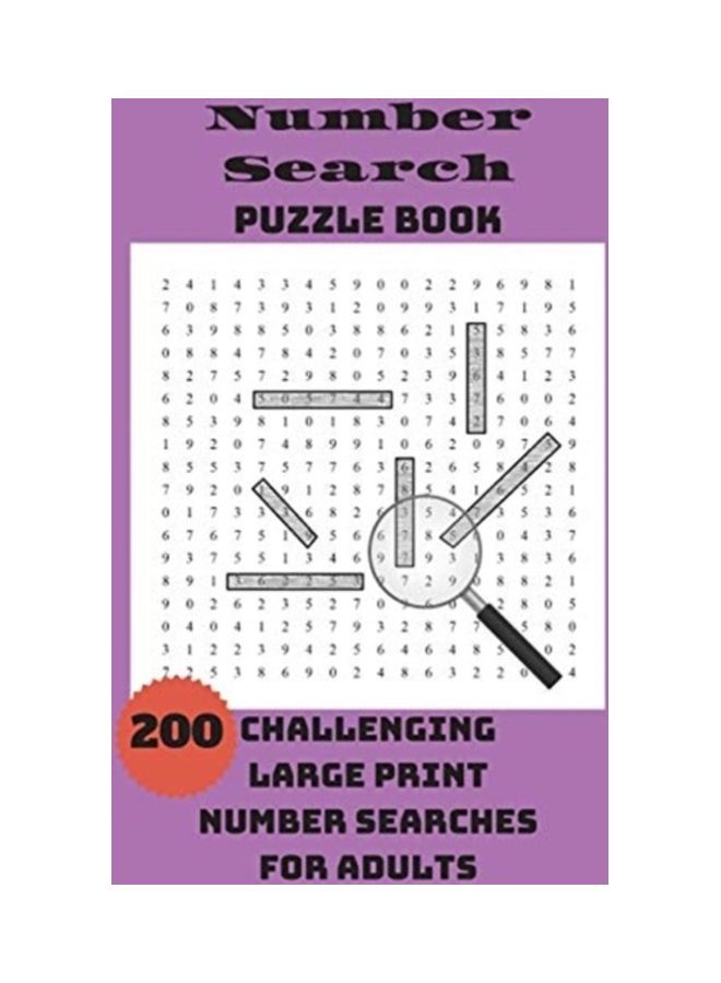 Number Search Puzzle Book paperback english