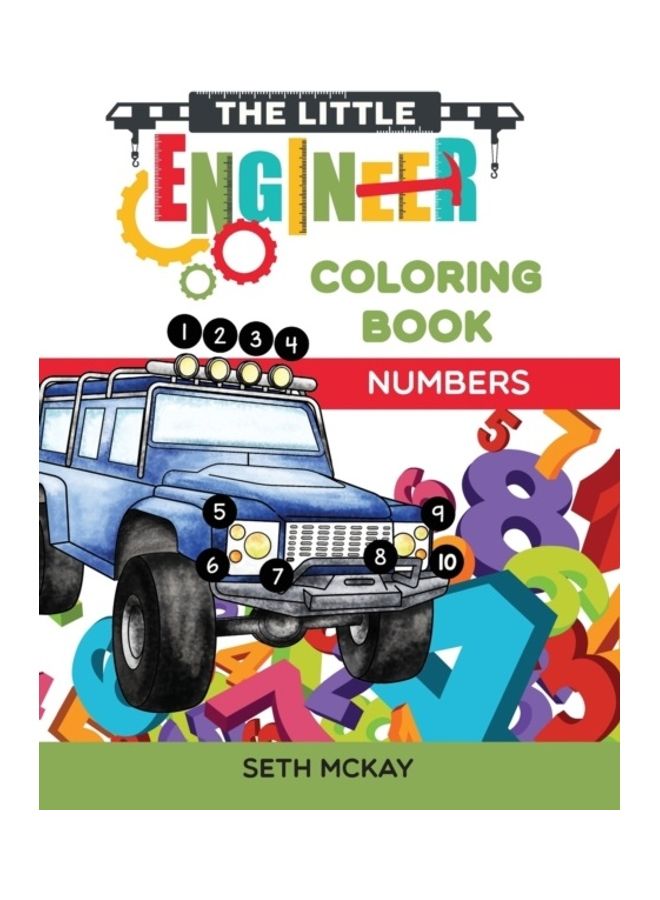 The Little Engineer Coloring Book Paperback English by Seth McKay