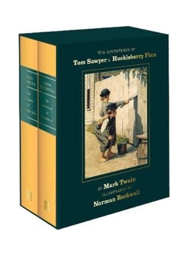 The Adventures Of Tom Sawyer And Huckleberry Finn: Norman Rockwell Collector's Edition hardcover english