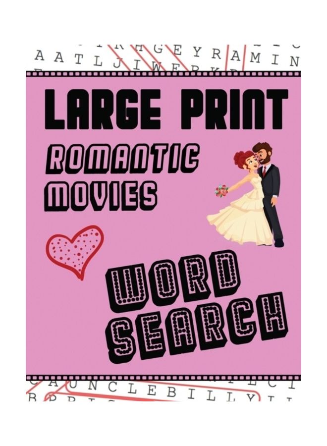 Large Print Romantic Movies Word Search paperback english