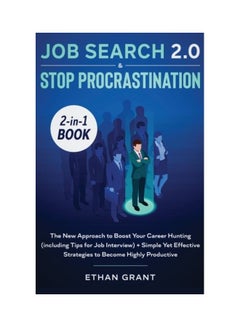 Job Search And Stop Procrastination 2-in-1 Book hardcover english 