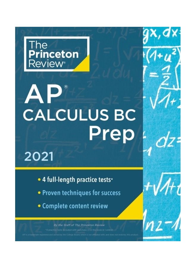 null - AP Calculus BC Prep, 2021: 4 Practice Tests with Complete Content Review and Strategies & Techniques paperback english - Image 1