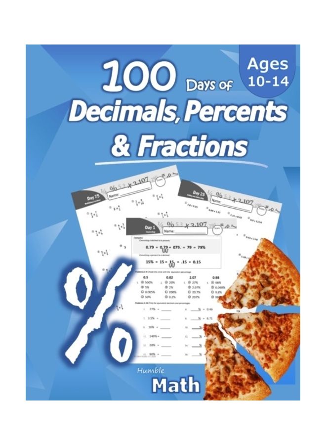 Humble Math: 100 Days Of Decimals, Percents And Fractions paperback english 