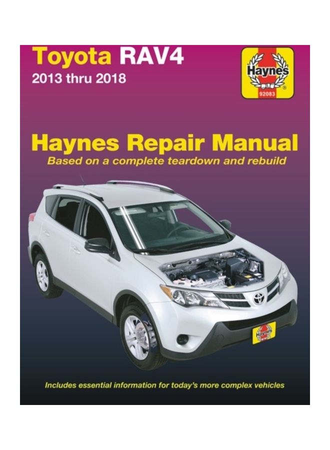 null - Toyota Rav4 2013 Thru 2018 Haynes Repair Manual: Based On A Complete Teardown And Rebuild paperback english - Image 1