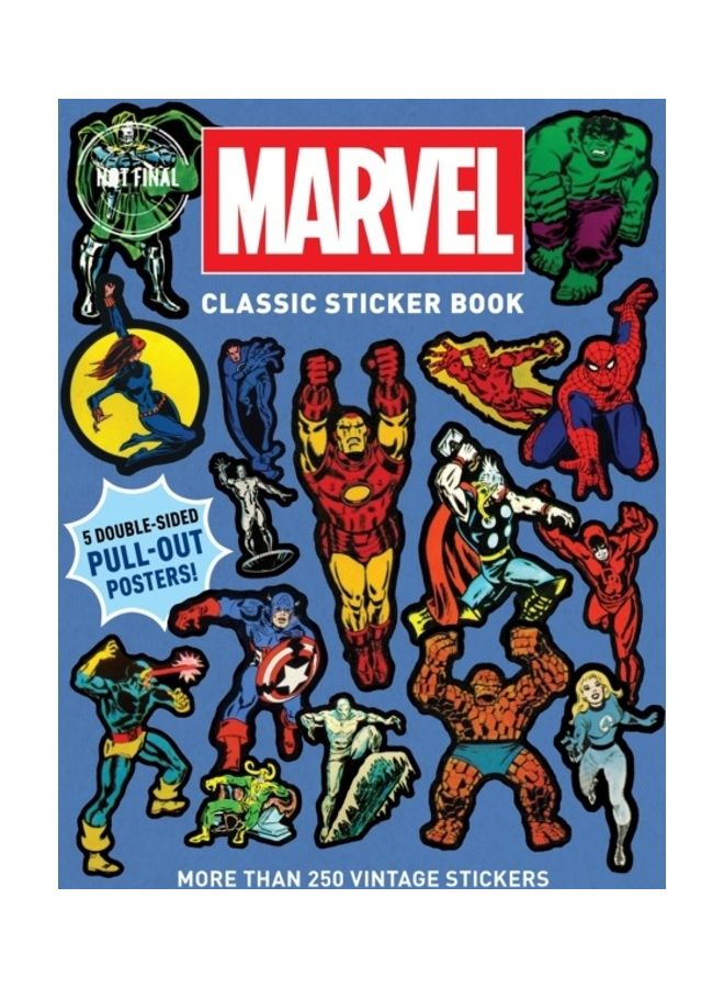 Marvel Classic Sticker Book Paperback English by Marvel Entertainment - 44040