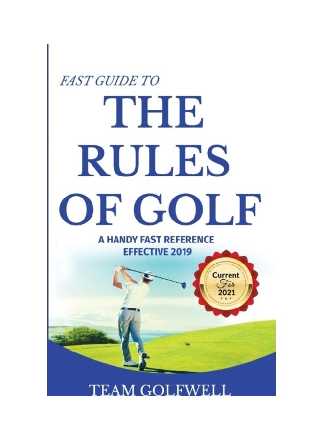 Fast Guide To The Rules Of Golf hardcover english 
