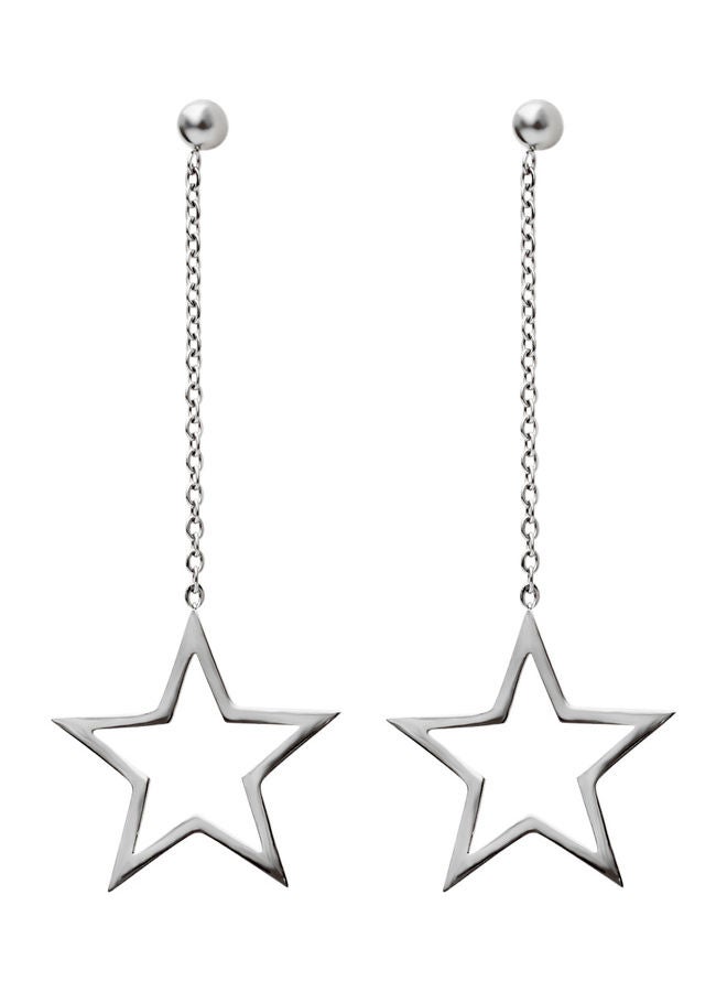 Alissa Elegant Star Long Chain Dangle Earrings