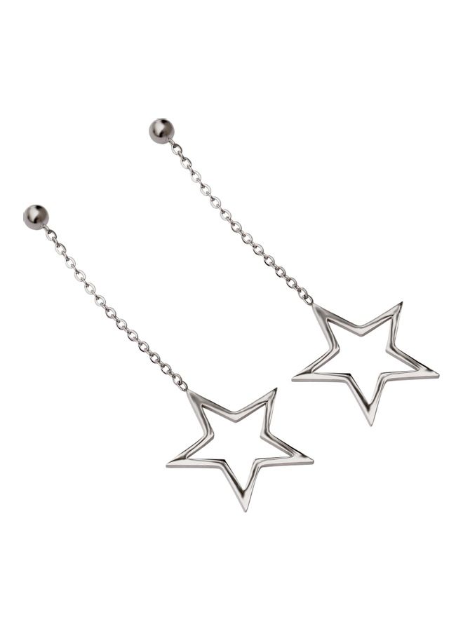 Alissa Elegant Star Long Chain Dangle Earrings