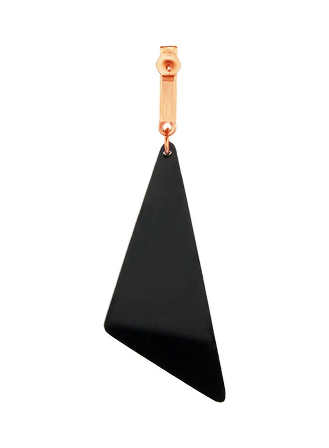 AIWANTO Alissa Geometric Triangle Bar Rhombus Multilayer Long Drop Dangle Earrings - Image 3